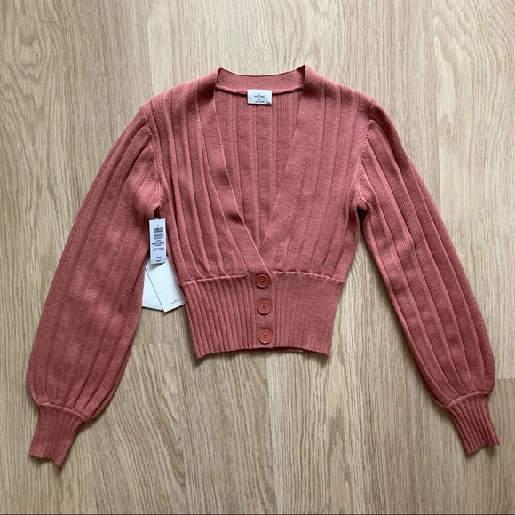 [Sold off app] Wilfred Plunge Front Cardigan - Picture 1 of 7